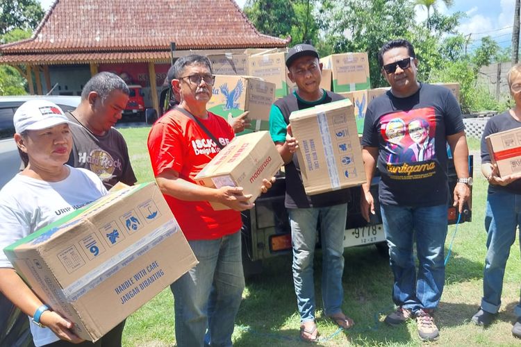 Relawan Ganjar Mahfud di DIY Beri Hospitality Saksi TPS di Pesisir Pantai Selatan Gunungkidul