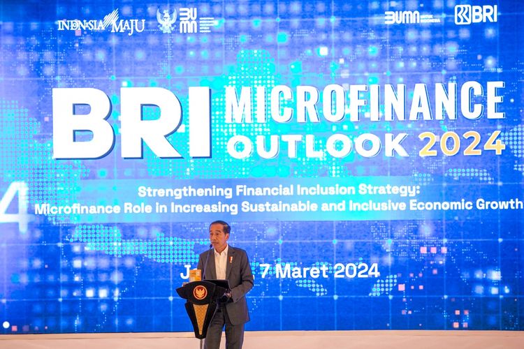 Buka BRI Microfinance Outlook 2024, Presiden Jokowi Apresiasi Komitmen BRI Dorong Pertumbuhan Ekonomi Melalui Inklusi Keuangan