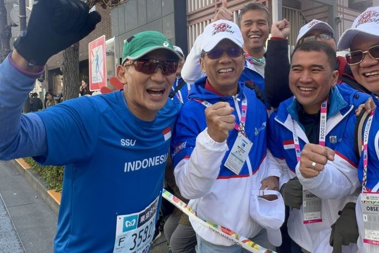 Finish Tokyo Marathon, Sandiaga Uno Harap Jepang Bisa Jadi Benchmarking Sport Tourism RI