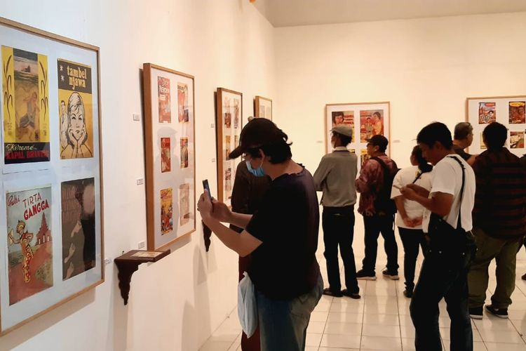 Pameran Cover Buku Novel Jawa, Melihat Karya Sastra Jawa langka