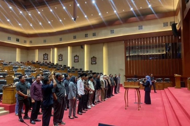 Ganda Bakal Jadi Ketua Sementara, 50 Anggota DPRD Kabupaten Sleman Dilantik