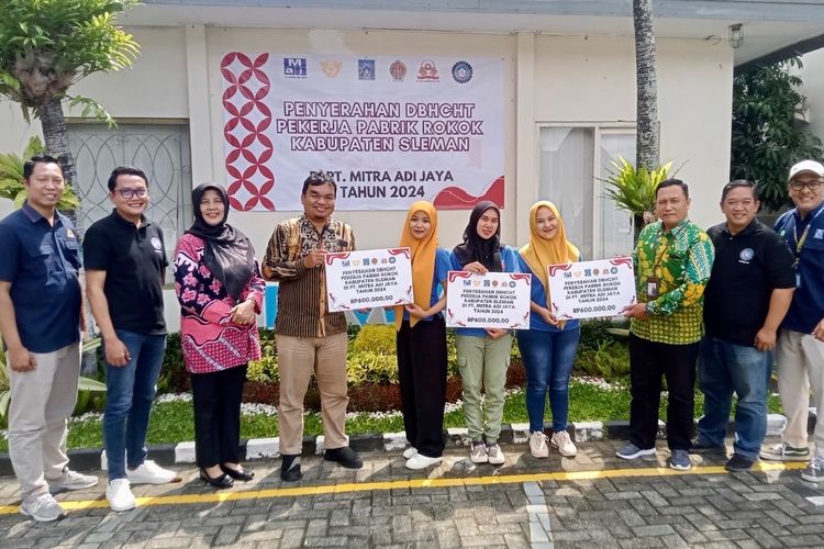 Dana Bagi Hasil Cukai Tembakau 2024 Dibagikan, Buruh di Sleman Terima Uang Rp 600 Ribu