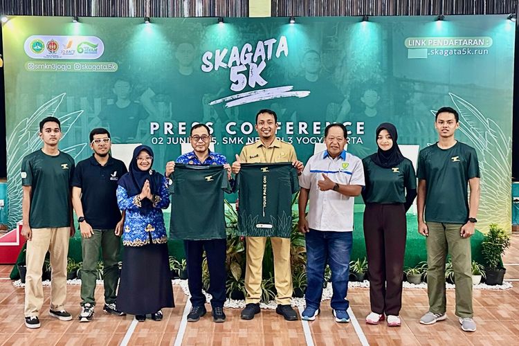 Skagata 5K Jadi Event Lari Pelajar Pertama di DIY, Dorong Sehatkan Anak Muda Bangun Gaya Hidup Sehat