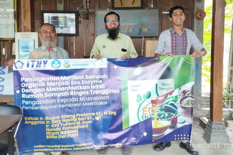    ITNY dan Rumah Sampah Ringas Trengginas Bersinergi Olah Sampah Organik Jadi Eco Enzyme Bermanfaat
