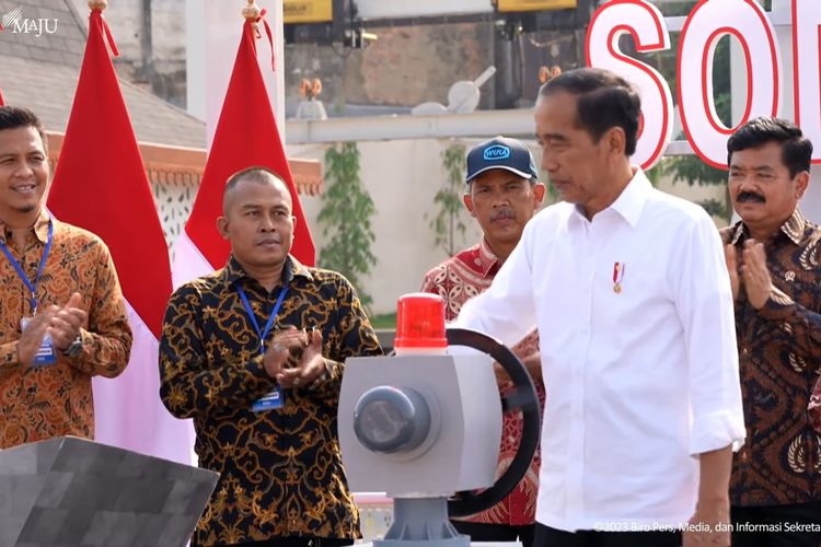 Sambutan Peresmian Sodetan Ciliwung, Jokowi: Baru 62 Persen Teratasi