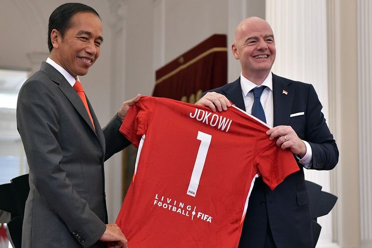 Jokowi Bakal Beri Tanda Jasa kepada Presiden FIFA Gianni Infantino di Piala Dunia U-17