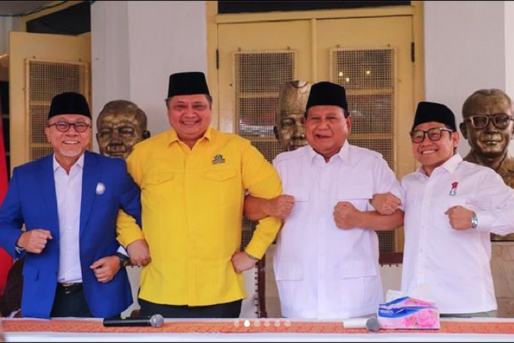 Golkar dan PAN Resmi Usung Prabowo Subianto Maju Pilpres 2024, Prabowo Kantongi 4 Parpol