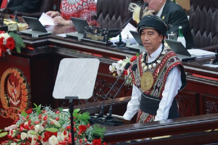 Presiden Jokowi Ungkap Pondasi dan Strategi Raih Indonesia Emas 2045 di Sidang Tahunan MPR