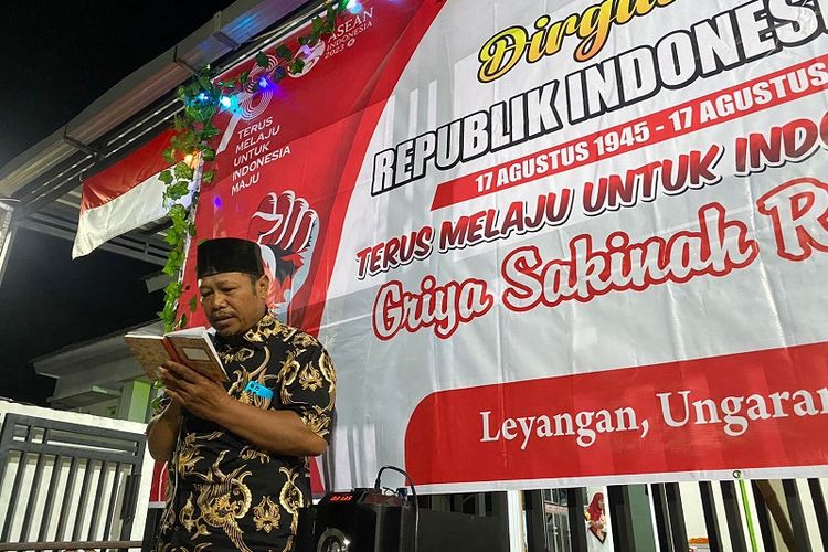 Kompaknya Warga Griya Sakinah Residence di Malam Tirakatan HUT Ke-78 Kemerdekaan RI