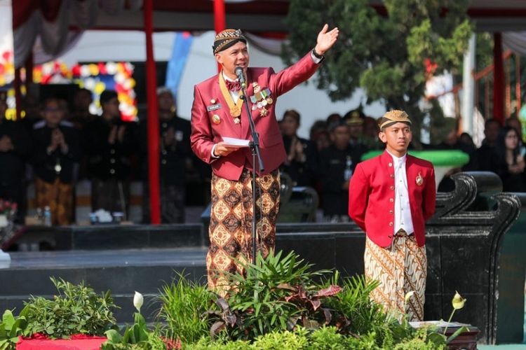 Ganjar Luruskan Sejarah Hari Lahir Jateng, dari Semula Tanggal 15 Agustus 1950 Menjadi 19 Agustus 1945