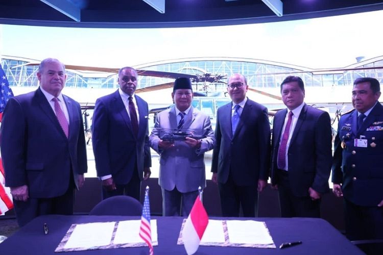 Menhan Prabowo Beli 24 Helikopter Sikorsky S-70M Black Hawk Tipe GFA