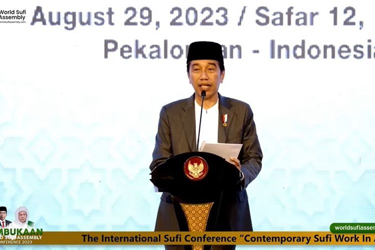 Presiden Jokowi Buka Muktamar Sufi Internasional di Pekalongan, Ini Pesan dan Harapannya!