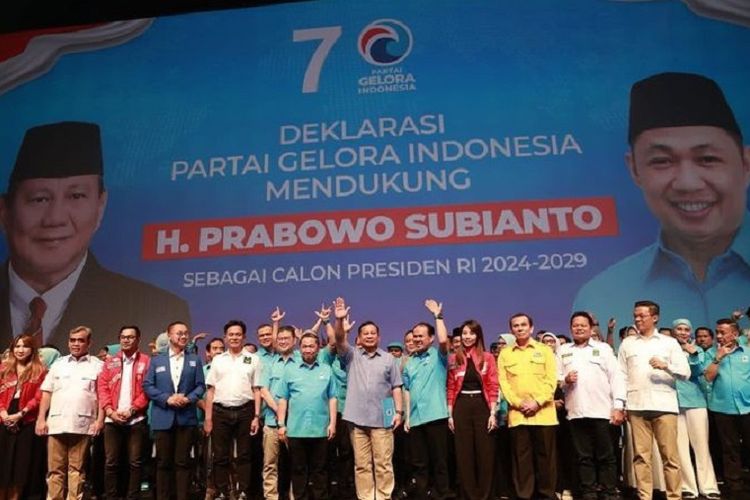 Partai Gelora Resmi Dukung Prabowo sebagai Capres di Pilpres 2024