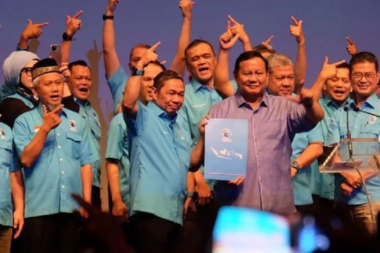 Deretan Pantun Bakal Capres Prabowo di Deklarasi Dukungan Partai Gelora