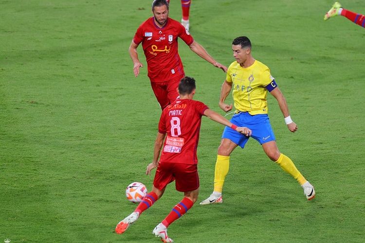 Al Nassr VS Abha Imbang 2-2, Gol Cristiano Ronaldo Dianulir Wasit