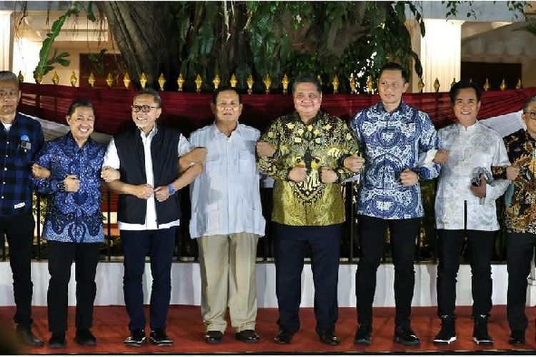 Petinggi Partai Koalisi Indonesia Maju Bertemu, Nama Calon Wapres Mengerucut ke 4 Nama