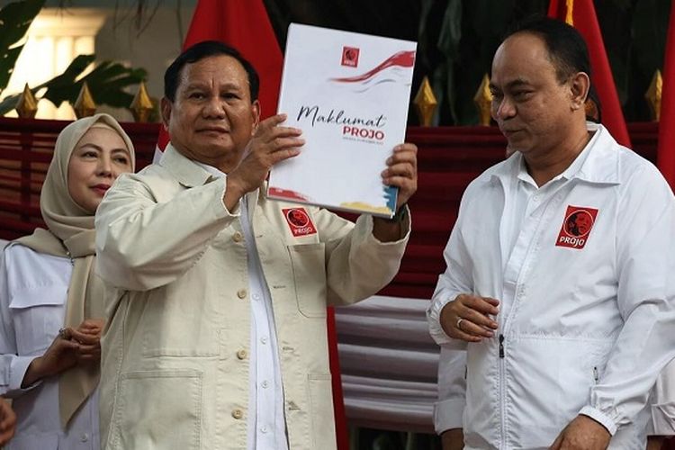 Relawan Jokowi Resmi Dukung Prabowo Subianto, Progam Jokowi Bakal Dilanjutkan Prabowo