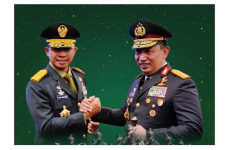 Kapolri dan Panglima TNI Tandatangani Prasasti Komitmen Netralitas TNI-Polri, Ini Isinya
