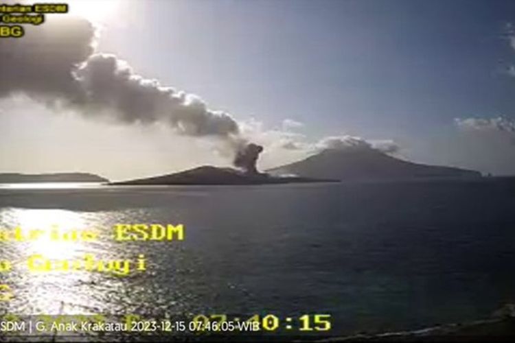 Gunung Anak Krakatau Kembali Erupsi: Status Siaga III, Dilarang Aktivitas Radius 5 Km