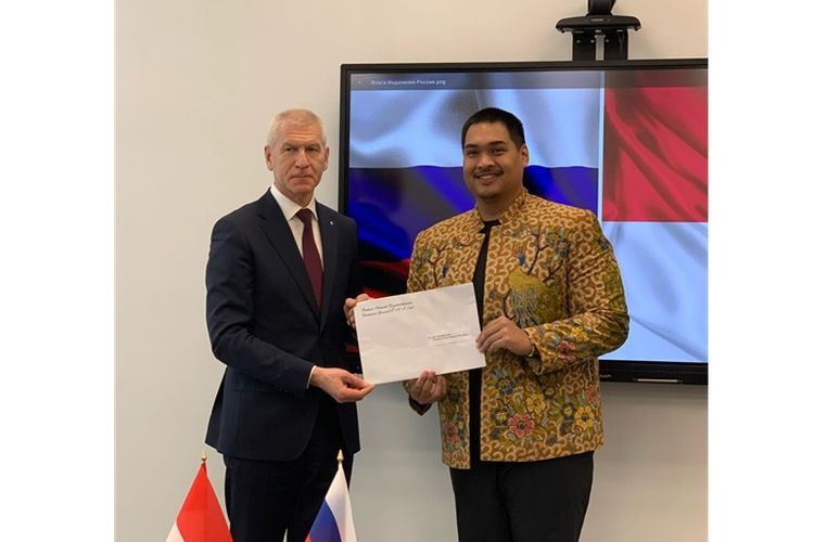 Temui Meteri Olahraga Rusia, Menpora RI Serahkan Surat Titipan Prabowo untuk Presiden Putin