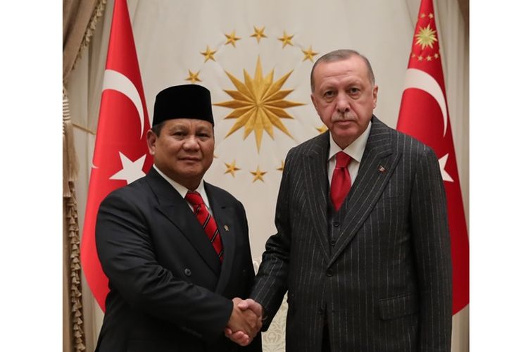 Prabowo Kembali Mendapat Ucapan Selamat dari Pemimpin Luar Negeri, Kali Ini dari Presiden Turki Erdogan