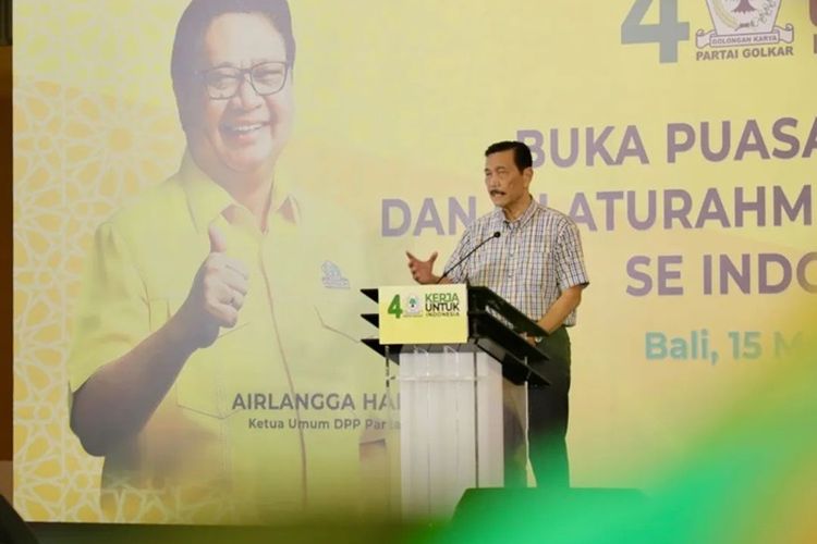 Luhut Apresiasi Partai Golkar: Tidak Boleh Ada yang Menggoyang Partai Golkar