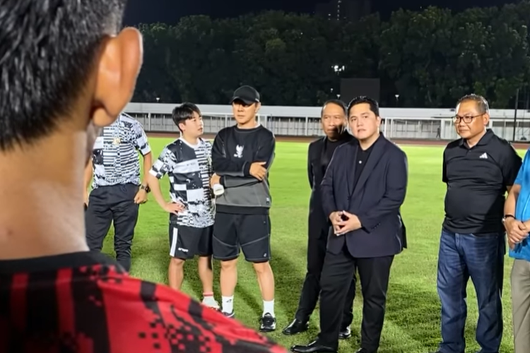 Apresiasi Penampilan Indonesia Semalam, Erick Thohir: Buktikan Kita Juga Tampil Baik di Vietnam Nanti