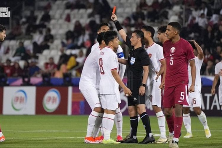 Wasit Laga Indonesia VS Qatar di Laga Perdana Dilaporkan ke AFC, Pertandingan Selanjutnya Diminta Objektif