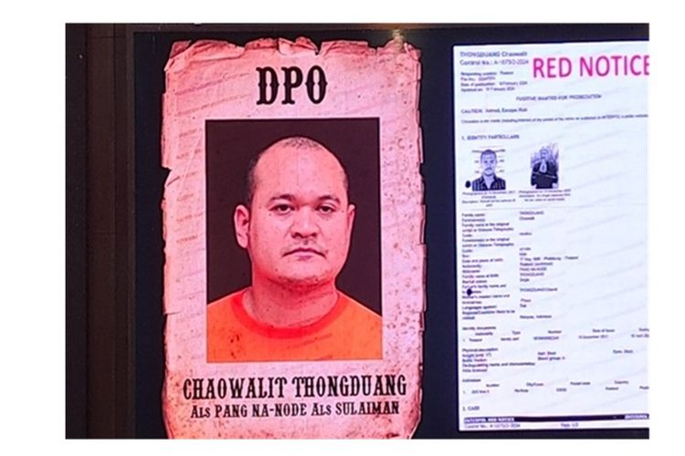 Proses Deportasi Buronan Nomor Satu Thailand Dikawal 10 Anggota Divhubinter Polri