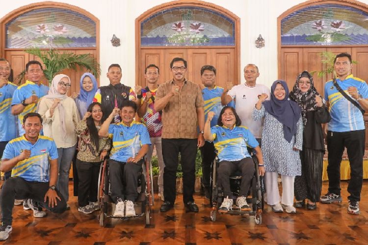 Jelang Peparnas 2024, Pj Gubernur Jateng Suntik Semangat 373 Atlet Disabilitas: Semangat Terus Berkobar!