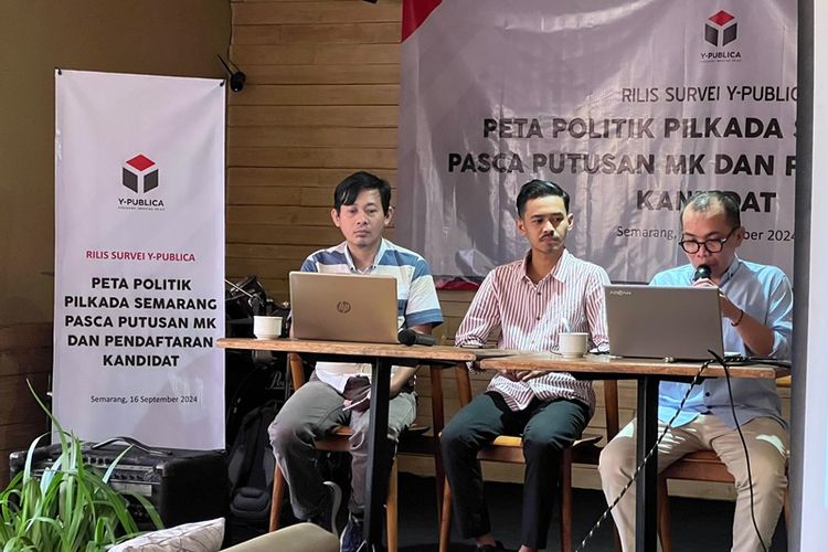 Survei Y-Publica: Pasangan Agustina-Iswar Unggul Atas Yoyok-Joko di Pilkada Kota Semarang