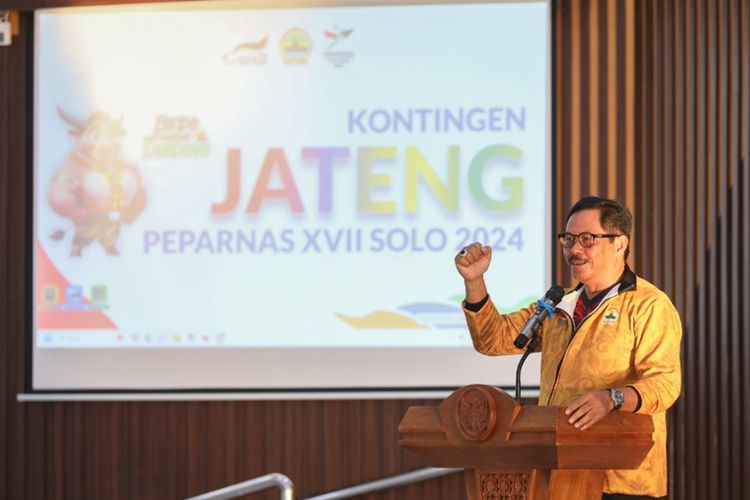 Kontingen Jateng Bidik Juara Umum Peparnas 2024 di Solo Raya, Nana Sudjana: Berjuang Semaksimal Mungkin