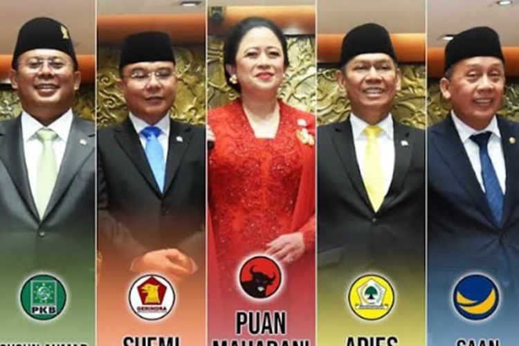 Pimpinan DPR Periode 2024-2029 Diisi Wajah Lama dan Baru, Ini Kata Puan, Dasco, Cucun, Adies dan Saan Usai Pelantikan