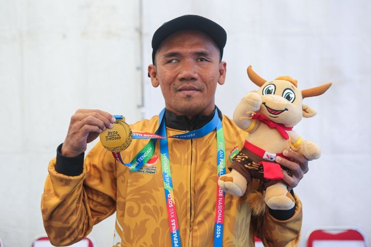 Peparnas XVII Solo 2024: Lutfi Afandi Pecahkan Rekor Nasional, Jateng Terus Berkibar di Puncak Klasemen Sementara Perolehan Medali