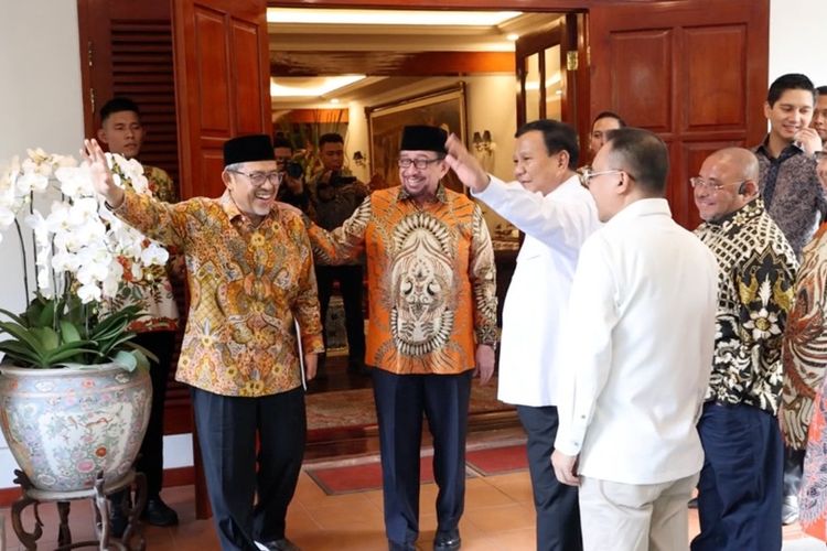 Prabowo Sambut Kedatangan Majelis Syuro PKS di Kertanegara: Kawan Lama Ketemu Lagi, Berbeda Tetap Bersahabat