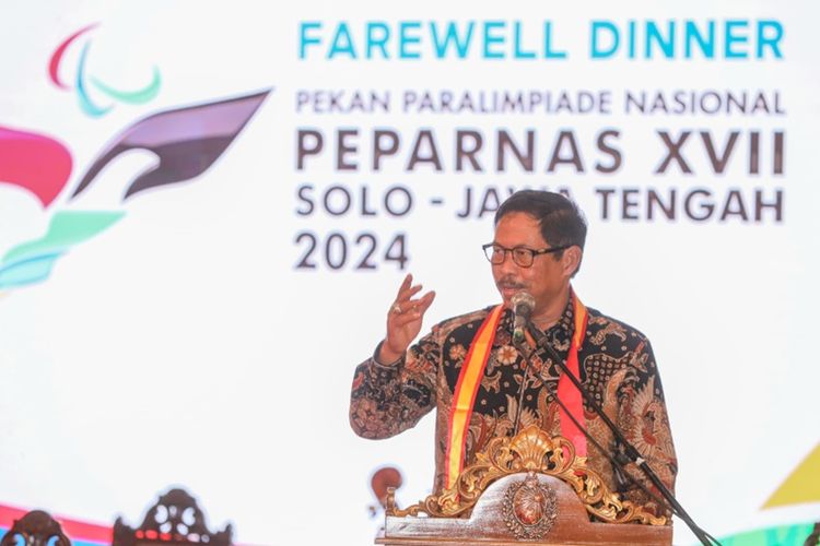 Jateng Juara Umum Peparnas XVII Solo 2024, Nana Sudjana Beri Selamat: Bonus Sama dengan Atlet PON