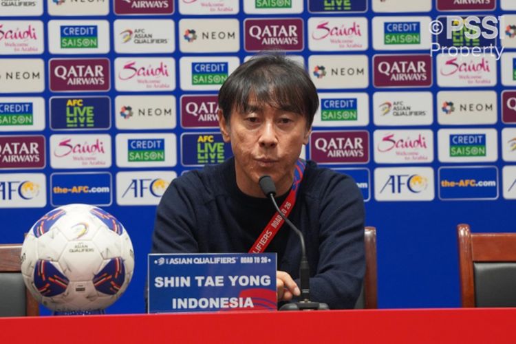 Timnas Indonesia Vs China di Kualifikasi Piala Dunia 2026, Shin Tae-yong: Walaupun Kalah, Pemain Menunjukkan Penampilan Terbaiknya