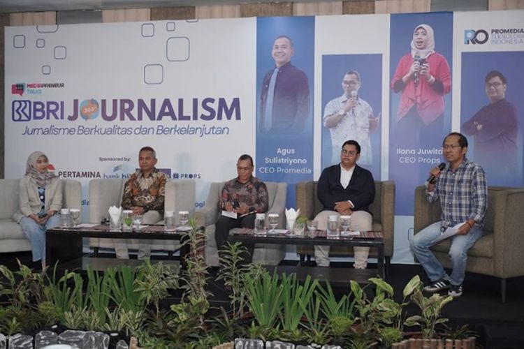 Corelab dan Mediaprenuertalks BRI Journalism 360: Bincang Bisnis Era Digital, Promedia Ajak Mahasiswa Berani Jadi Pengusaha Media