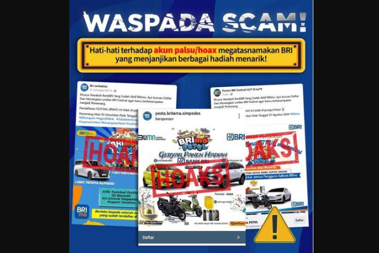 Waspada Penipuan! Ini Cara Bedakan BRImo FSTVL yang Asli dan Palsu