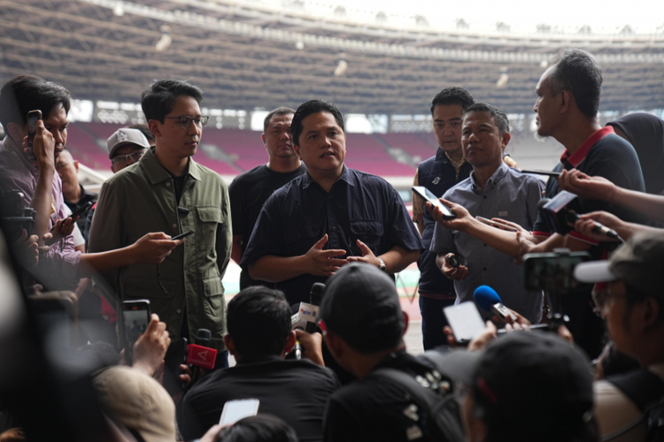 Lawan Timnas Indonesia, Ini Pesan Erick Thohir Kepada Suporter Jepang dan Arab Saudi: Jangan Takut Nonton di SUGBK