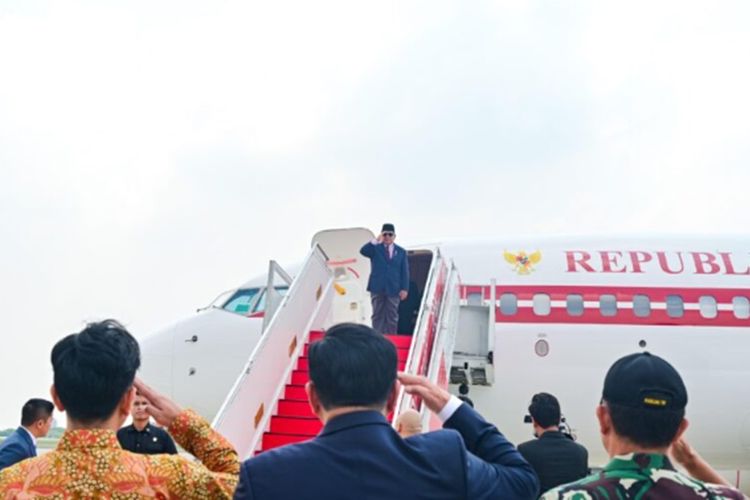  Presiden Prabowo  Mulai Lawatan Perdana ke Luar Negeri, China Jadi Negara Tujuan Pertama