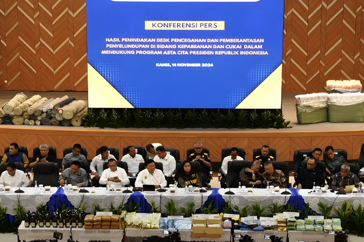 Baru Sepekan Dibentuk, Desk Pencegahan dan Pemberantasan Penyelundupan Ungkap 283 Kasus, Potensi Kerugian Negara Rp10,3 Miliar