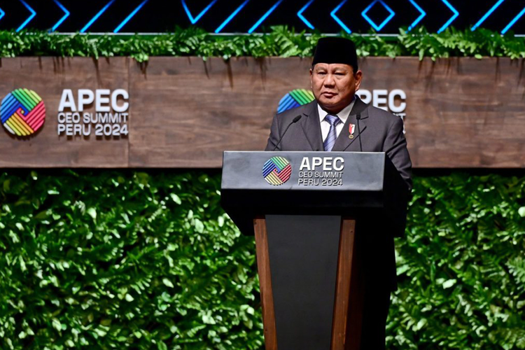 Prabowo Ajak Negara APEC Kolaborasi dengan Indonesia Olah Sumber Daya Alam  