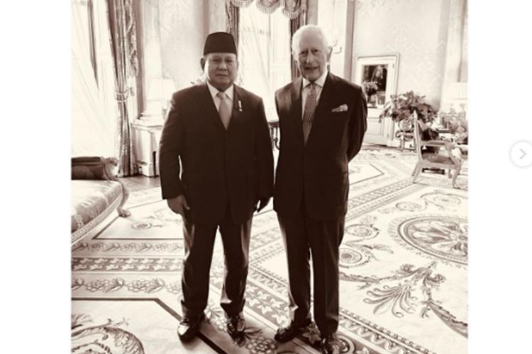 Prabowo Unggah Foto Bareng Raja Charles III, Warganet pun Bangga!