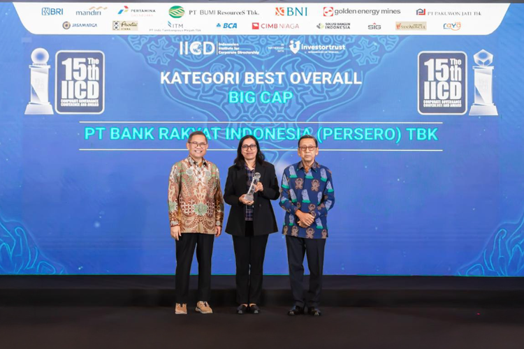 BRI Raih Dua Penghargaan di Ajang Bergengsi ‘The 15th IICD Corporate Governance Award’, Unggul dalam GCG