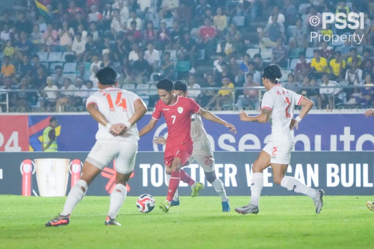 Netizen Indonesia Berang Kepada Pemain Myanmar Hein Phyo Win Gegara Tendang Bola ke Kepala Marselino di Piala AFF 2024