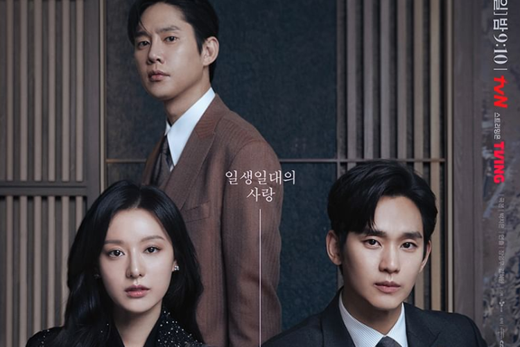 Sudah Tayang 2 Episode, Drakor 'Queen Of Tears' Rilis Poster Terbaru Menampilkan Park Sung Hoon Diantara Kim Ji Won dan Kim Soo Hyun   