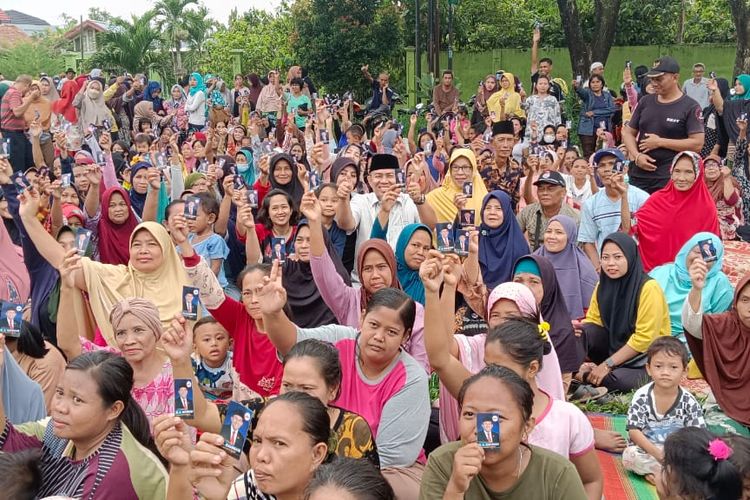 Bakal Calon Walikota Jambi H. A. Rahman Disambut Antusias Warga Kelurahan Talang Banjar