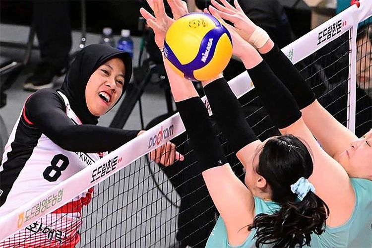 Netizen: Baru Kali Ini Bangga Sama yang Namanya Megawati, Pemain Voli Indonesia yang Main di Liga Korea