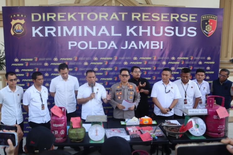 Polda Jambi Bongkar Modus Penyuntikan Gas LPG Subsidi, Tiga Pelaku Diamankan